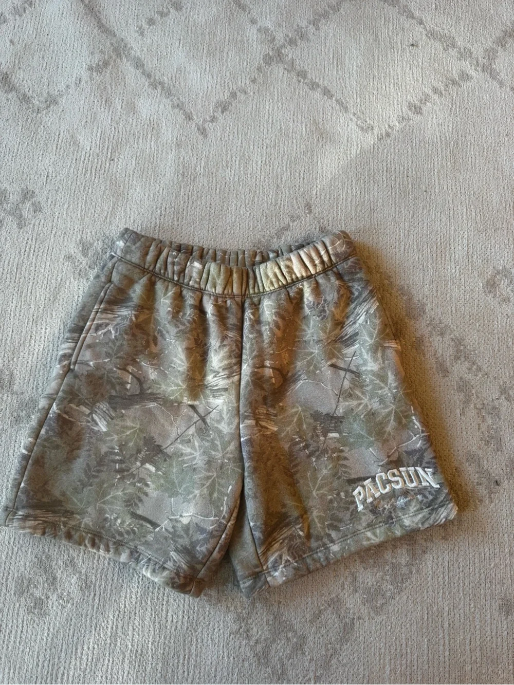 PacSun Green Camo Kids Shorts